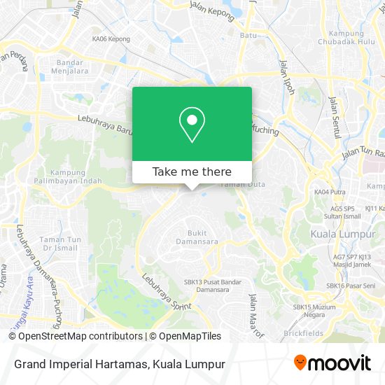 How To Get To Grand Imperial Hartamas In Kuala Lumpur By Bus Or Mrt Lrt