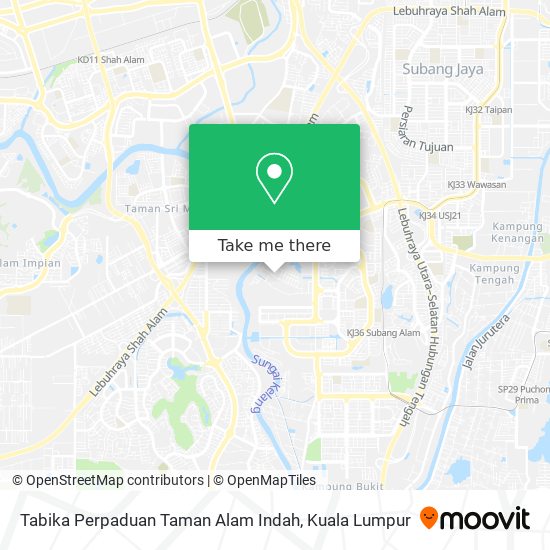 Tabika Perpaduan Taman Alam Indah map