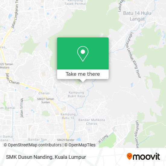 Peta SMK Dusun Nanding