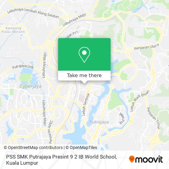 PSS SMK Putrajaya Presint 9 2 IB World School map