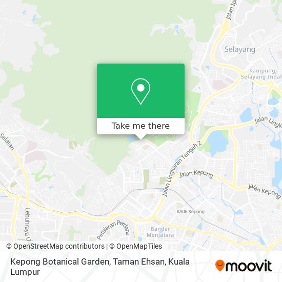 Peta Kepong Botanical Garden, Taman Ehsan