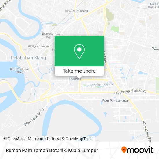 Peta Rumah Pam Taman Botanik