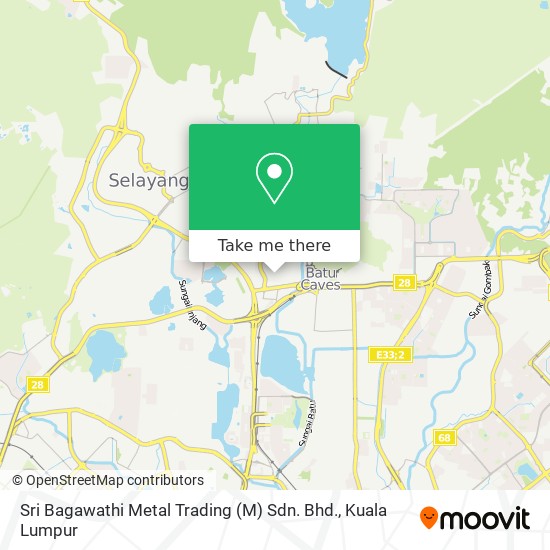 Sri Bagawathi Metal Trading (M) Sdn. Bhd. map