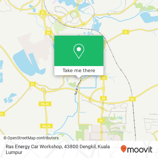 Ras Energy Car Workshop, 43800 Dengkil map