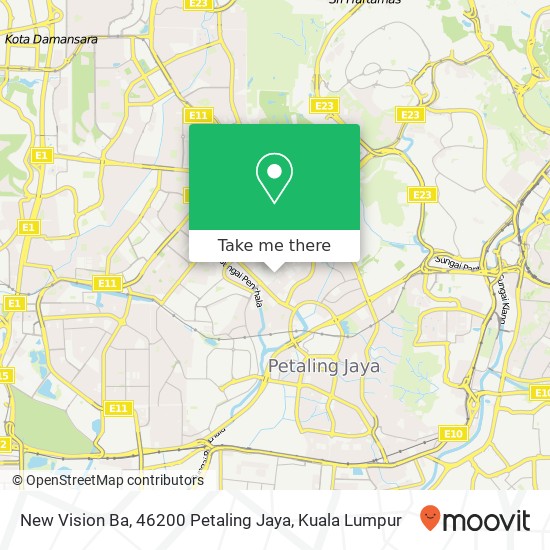 New Vision Ba, 46200 Petaling Jaya map