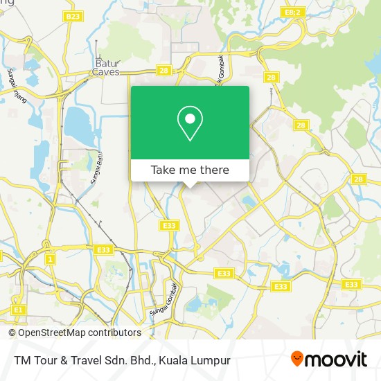 TM Tour & Travel Sdn. Bhd. map