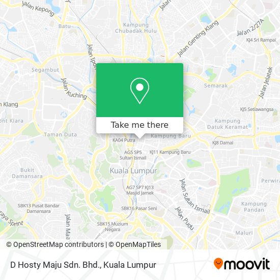 D Hosty Maju Sdn. Bhd. map