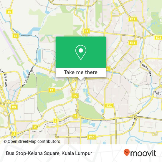 Bus Stop-Kelana Square map