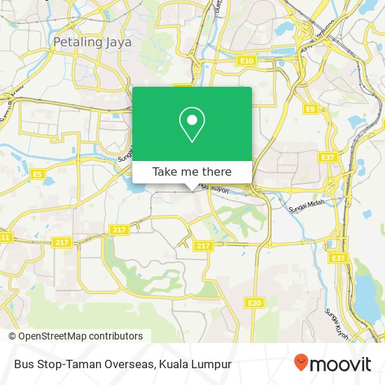 Bus Stop-Taman Overseas map