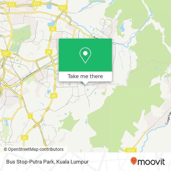 Bus Stop-Putra Park map