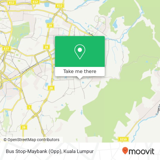 Bus Stop-Maybank (Opp) map