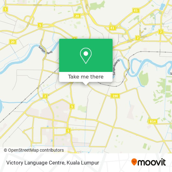 Victory Language Centre map