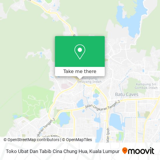 Toko Ubat Dan Tabib Cina Chung Hua map