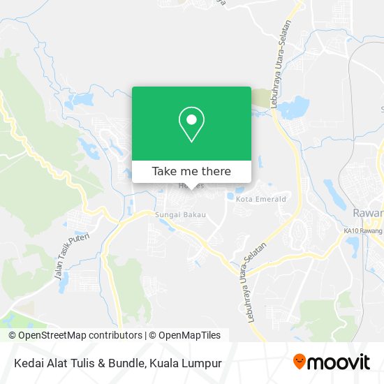 Peta Kedai Alat Tulis & Bundle