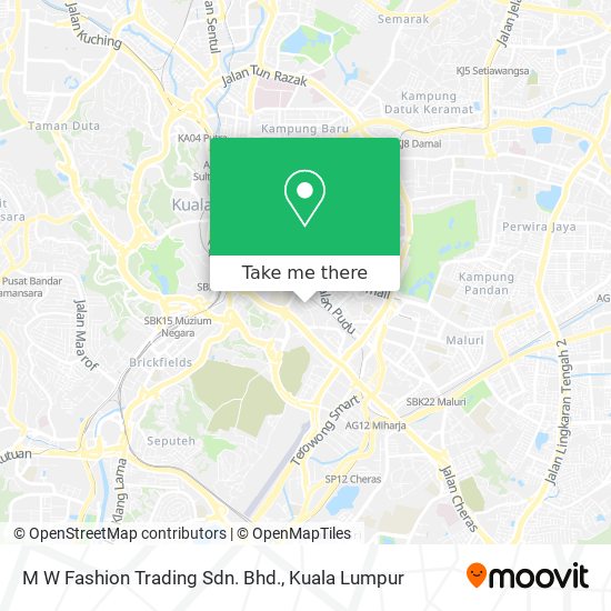 M W Fashion Trading Sdn. Bhd. map