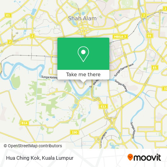 Hua Ching Kok map