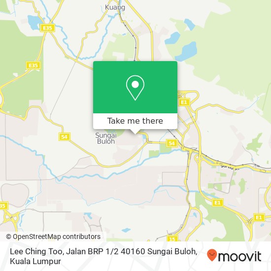 Lee Ching Too, Jalan BRP 1 / 2 40160 Sungai Buloh map