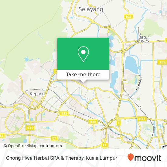 Chong Hwa Herbal SPA & Therapy map