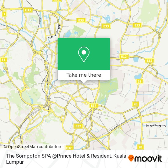 The Sompoton SPA @Prince Hotel & Resident map