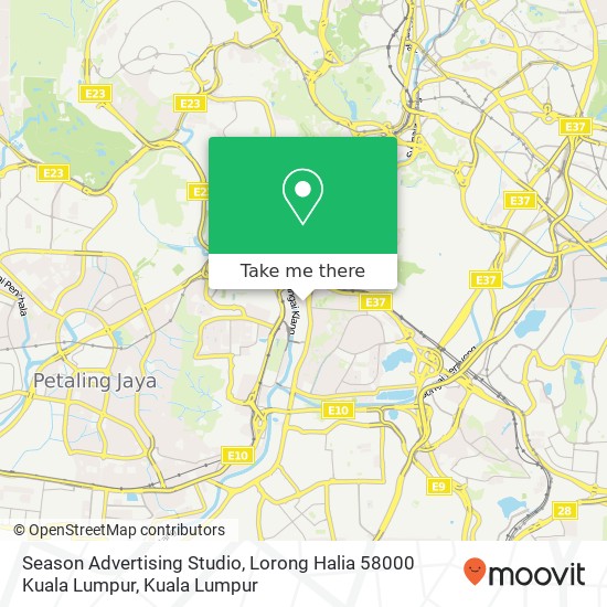 Season Advertising Studio, Lorong Halia 58000 Kuala Lumpur map