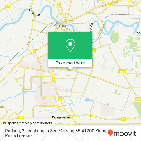 Peta Parking, 2 Lengkungan Seri Mersing 35 41200 Klang