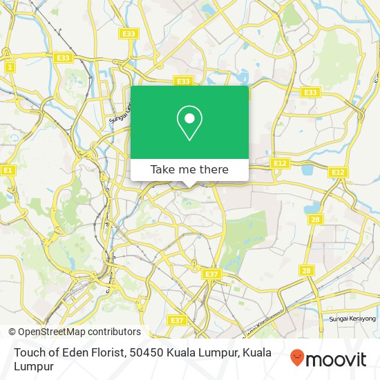 Touch of Eden Florist, 50450 Kuala Lumpur map