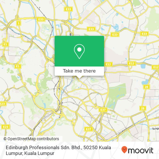 Edinburgh Professionals Sdn. Bhd., 50250 Kuala Lumpur map