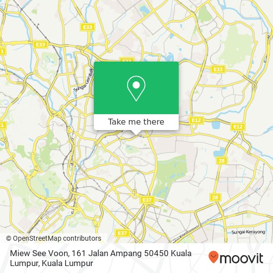 Miew See Voon, 161 Jalan Ampang 50450 Kuala Lumpur map