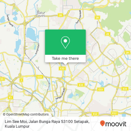 Lim See Moi, Jalan Bunga Raya 53100 Setapak map