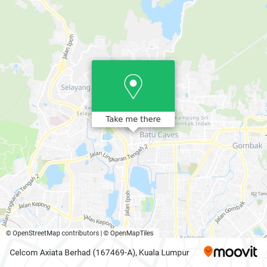 Peta Celcom Axiata Berhad (167469-A)