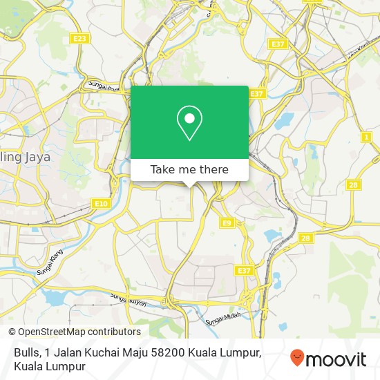 Bulls, 1 Jalan Kuchai Maju 58200 Kuala Lumpur map