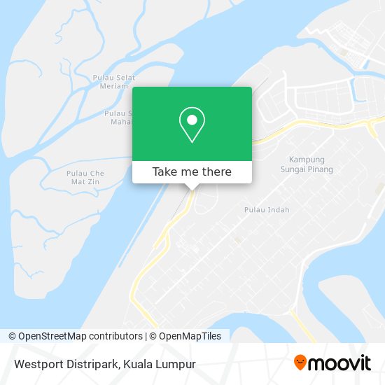 Westport Distripark map