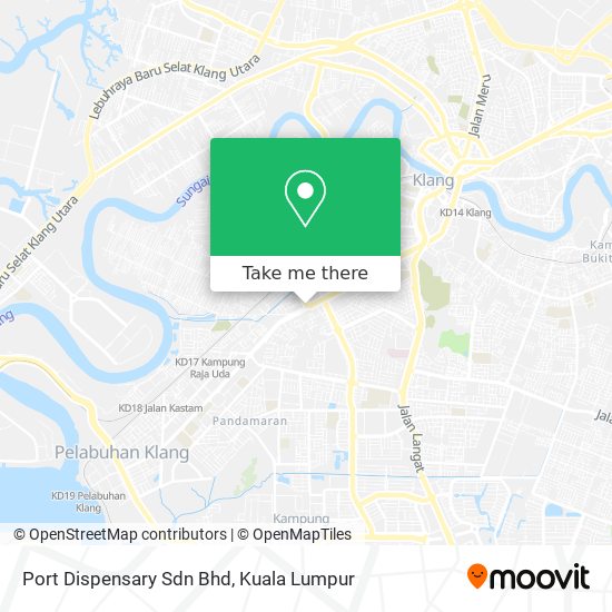 Port Dispensary Sdn Bhd map