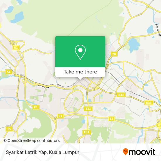 Syarikat Letrik Yap map