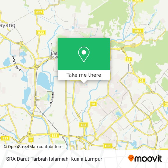 SRA Darut Tarbiah Islamiah map