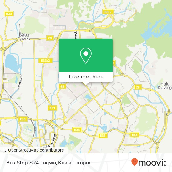 Peta Bus Stop-SRA Taqwa