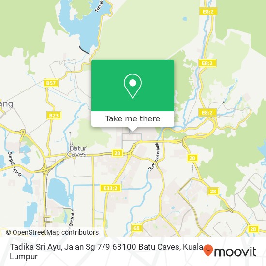 Tadika Sri Ayu, Jalan Sg 7 / 9 68100 Batu Caves map