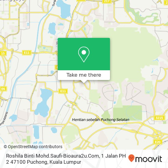 Peta Roshila Binti Mohd.Saufi-Bioaura2u.Com, 1 Jalan PH 2 47100 Puchong