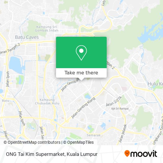 ONG Tai Kim Supermarket map