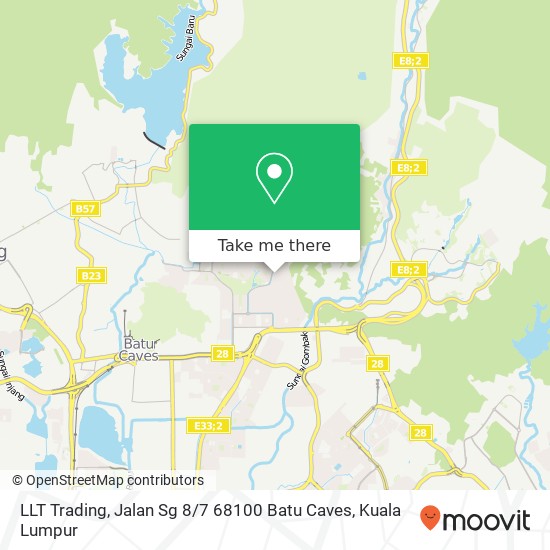 LLT Trading, Jalan Sg 8 / 7 68100 Batu Caves map