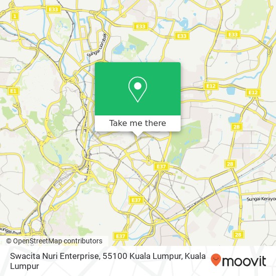 Swacita Nuri Enterprise, 55100 Kuala Lumpur map