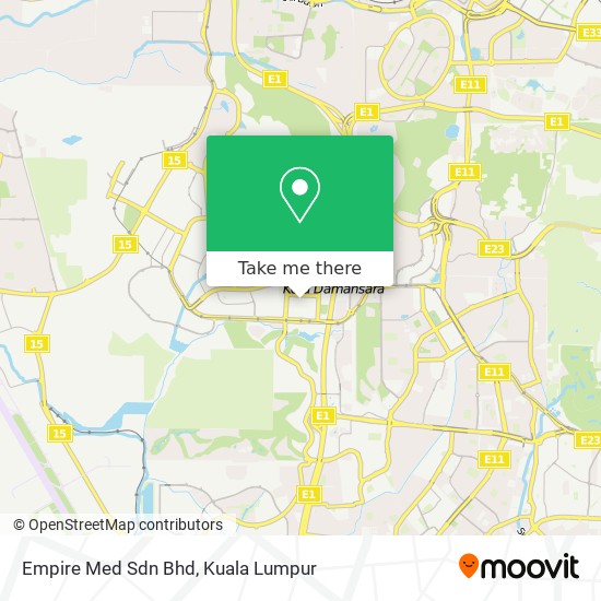 Empire Med Sdn Bhd map