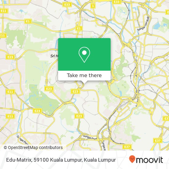 Peta Edu-Matrix, 59100 Kuala Lumpur