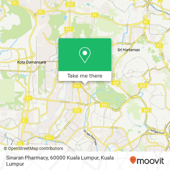 Sinaran Pharmacy, 60000 Kuala Lumpur map