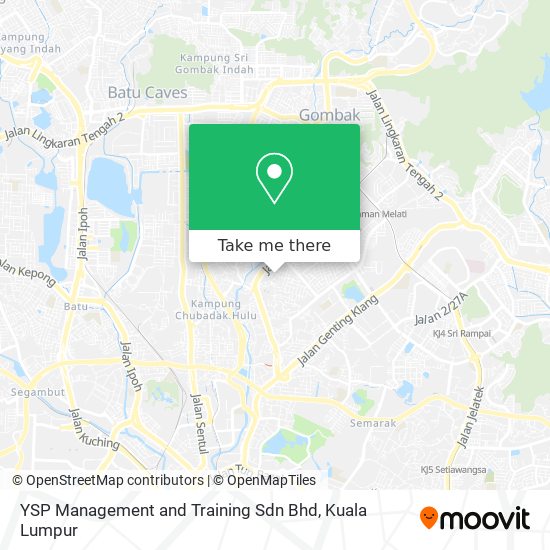 Peta YSP Management and Training Sdn Bhd