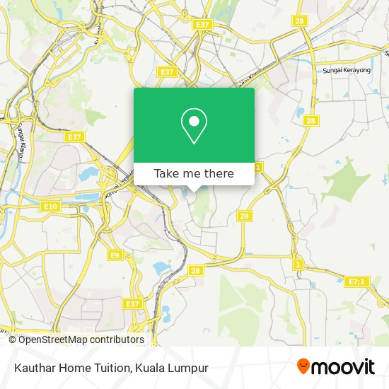 Kauthar Home Tuition map