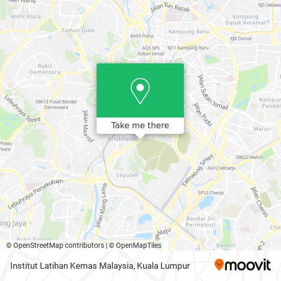 Institut Latihan Kemas Malaysia map