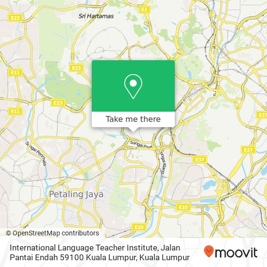 International Language Teacher Institute, Jalan Pantai Endah 59100 Kuala Lumpur map