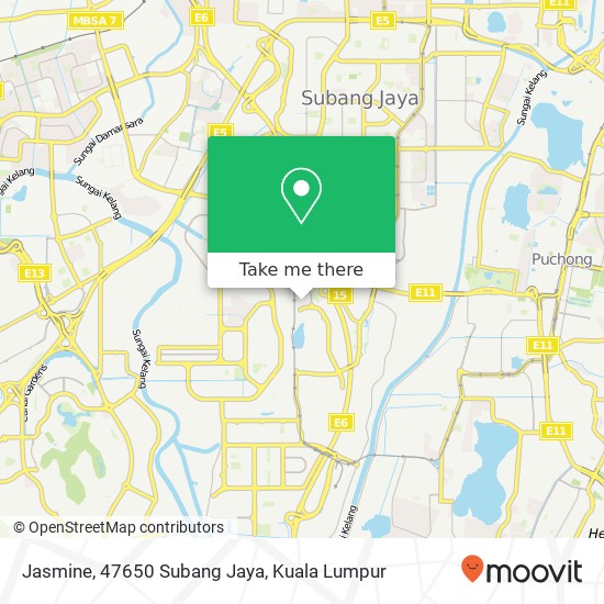 Jasmine, 47650 Subang Jaya map