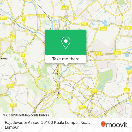 Rajadevan & Assoc, 50100 Kuala Lumpur map